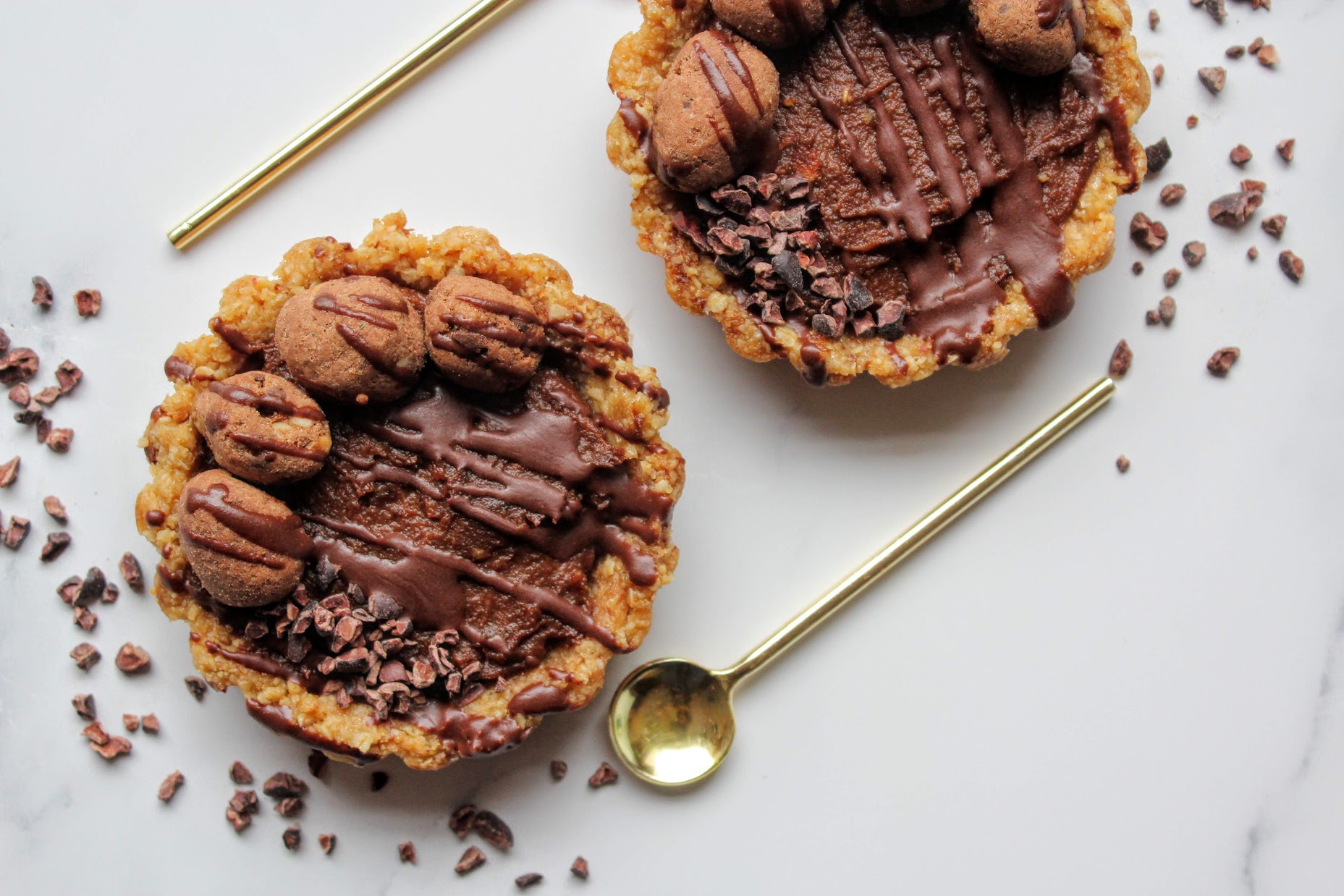 Chocolate Cookie Tarts – Indulging Innocently Recipes By @SpamellaB