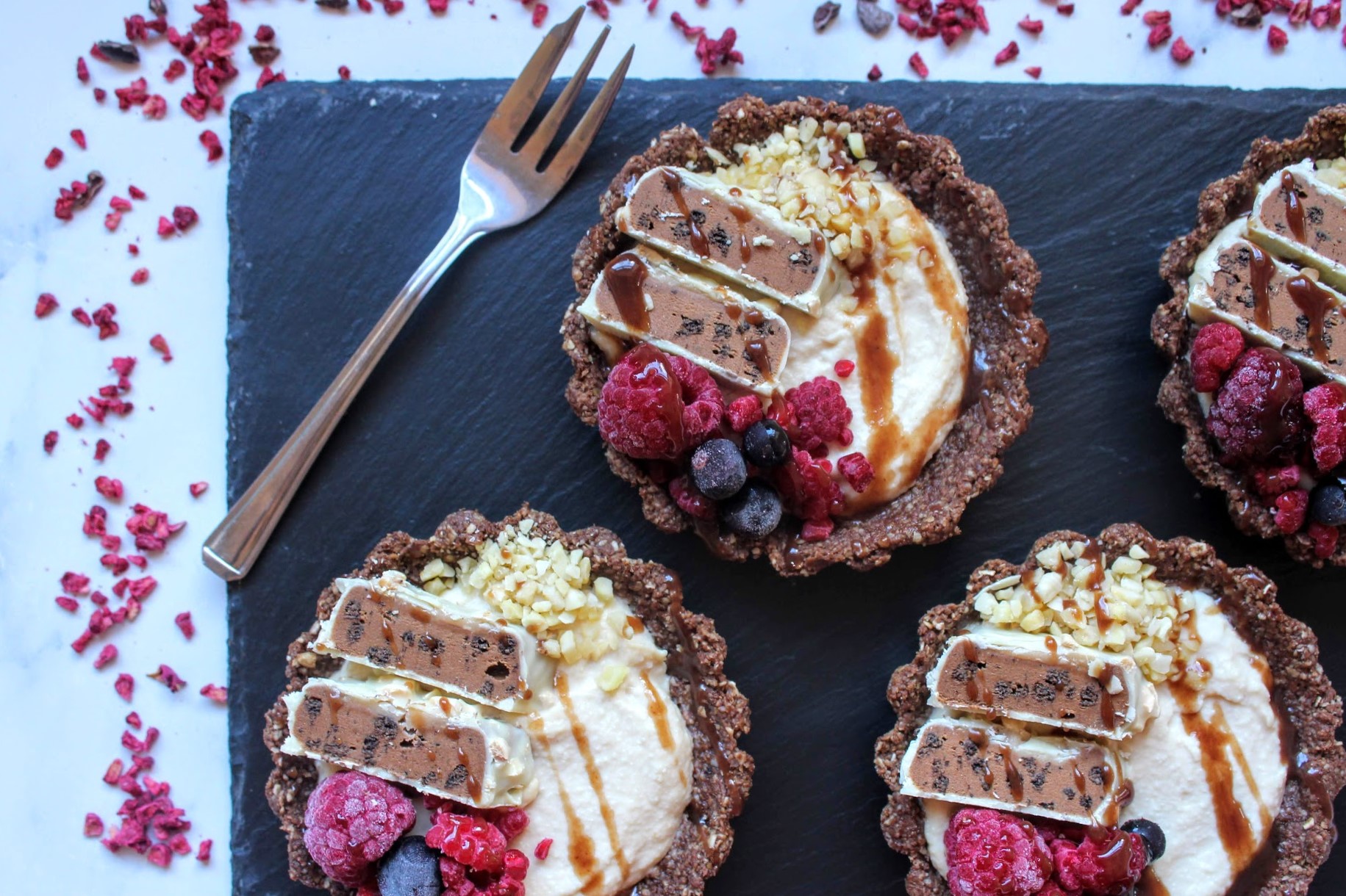 White Chocolate, Berry & Almond Tarts – Indulging Innocently Recipes by ...