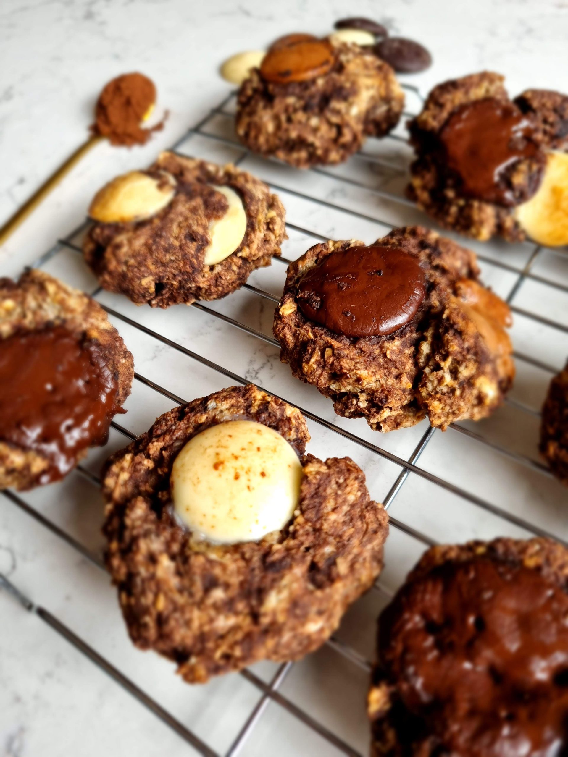 DOUBLE CHOCOLATE COOKIES – Indulging Innocently Recipes By @SpamellaB